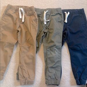 Bundle Cat & Jack Twill Joggers, size 4T